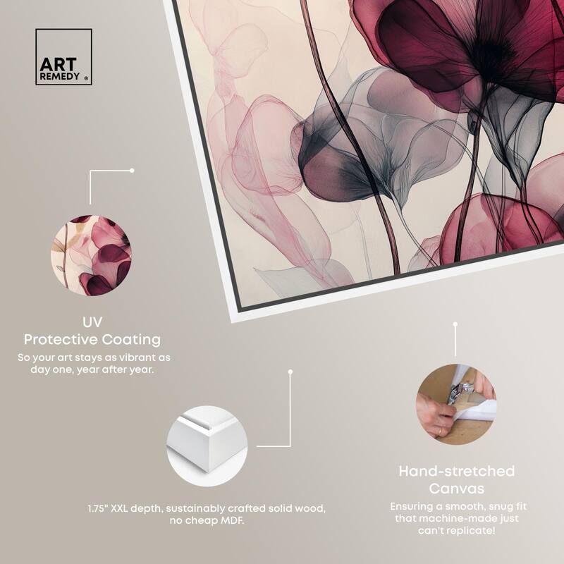 Filigree Flora I Canvas by Art Remedy