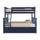 preview thumbnail 53 of 63, Max and Lily Twin over Full Bunk Bed with Trundle Bed
