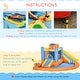 preview thumbnail 4 of 5, Outsunny 5-in-1 Kids Inflatable Bounce House Jumping Castle with Water Pool, Slide, Climbing Walls, & 2 Water Guns