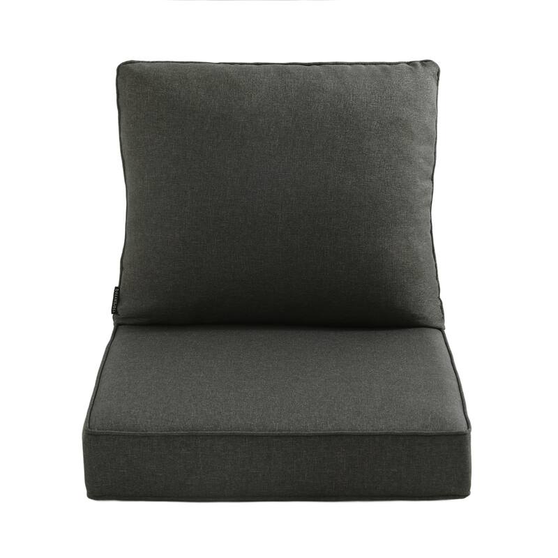 Outdoor 4.9" Thick Cushion Set with Back Cushions and Seat Cushions