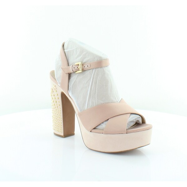 michael kors sia leather platform sandal