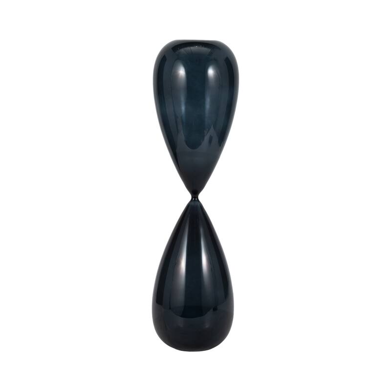 Contemporary Hourglass Sculpture for Home Decor - Stylish Decorative Object