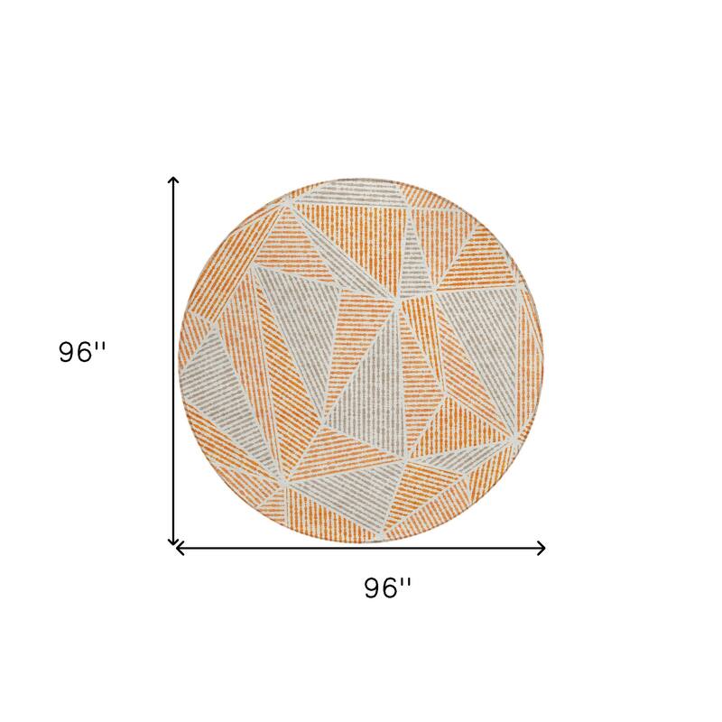 HomeRoots Geometric Transitional Rectangle Outdoor Rug