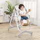 preview thumbnail 3 of 19, Babyjoy Baby High Chair with Wheel Folding Baby Dining Chair - See Details