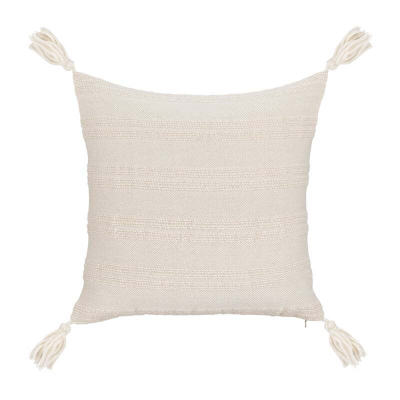 Villa by Classic Home York Wool Fabric Throw Pillow