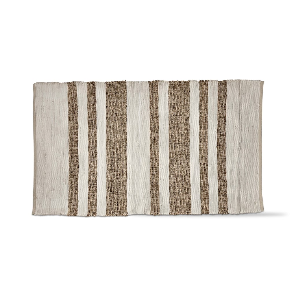 Tai Stripe Seagrass 4'X6' Indoor Rug White Multi