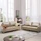 preview thumbnail 37 of 42, AECOJOY 79" Faux Leather Couch for Living Room, Loveseat Small Sofa, Indoor Modern Sofa for Apartment Office