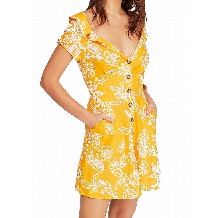sunshine yellow dress