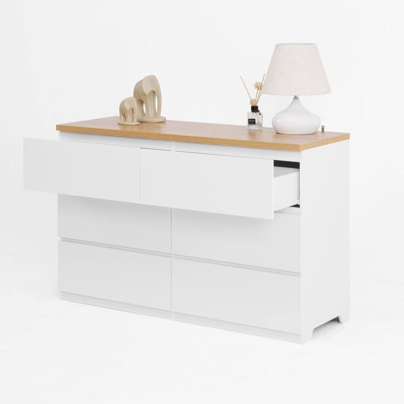 6 Drawers/9 Drawers Dresser for Bedroom, Chest Of Drawers Cabinet