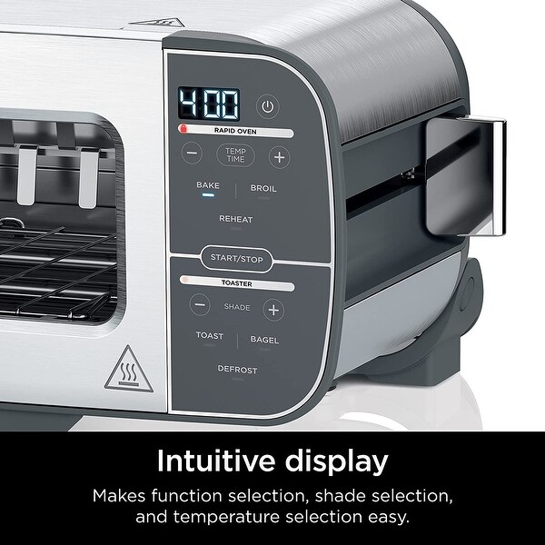 Ninja ST101 Foodi 2-in-1 Flip Toaster (Stainless Steel) - Bed Bath