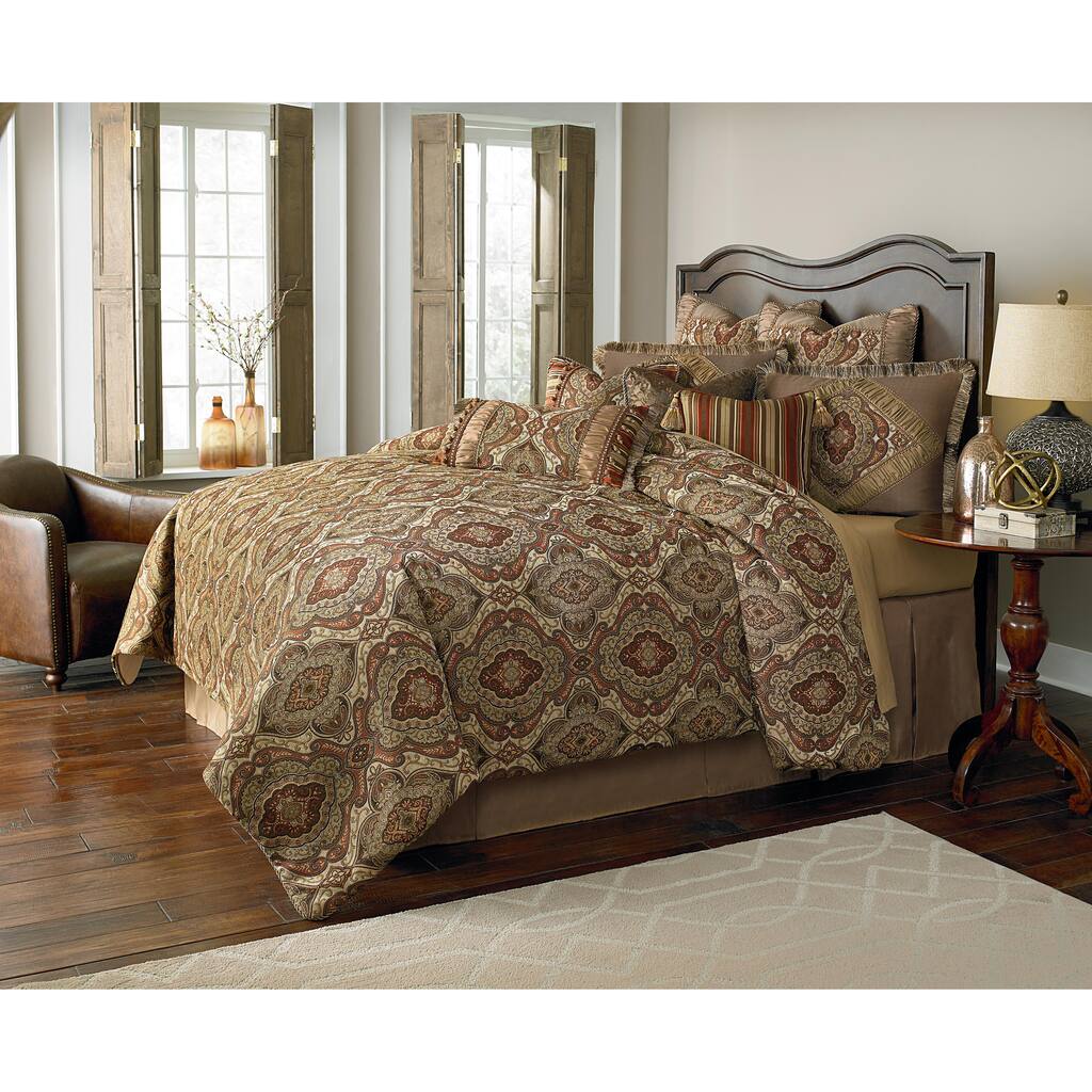 AICO Hanover Lichen 13-Piece King Comforter Set