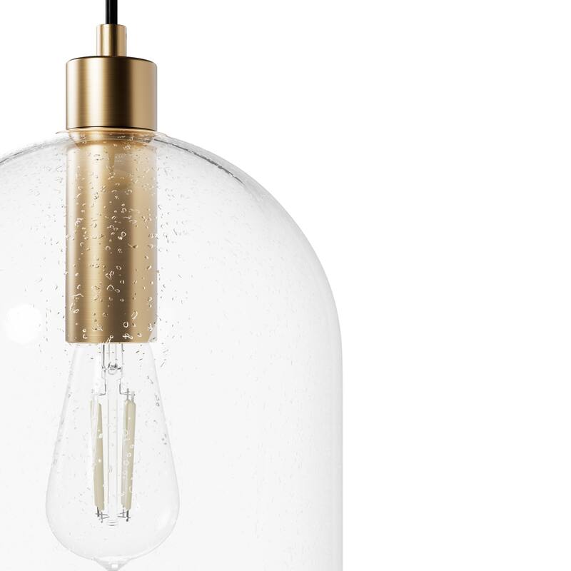 Hunter 16" Lochemeade 1-Light Pendant - Kitchen Island, Dining Room, Bedroom - Modern Farmhouse, Contemporary, Industrial
