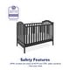 preview thumbnail 9 of 32, Avenue Greene Raiyan 2-in-1 Convertible Wood Nursery Crib