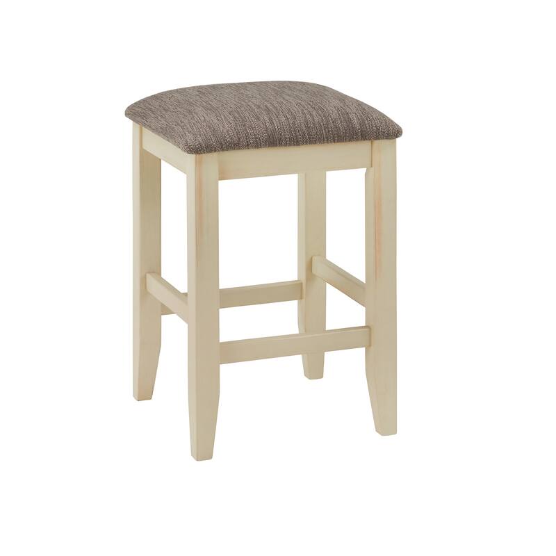 Gordes 24" Counter Height Upholstered Bar Stool (Set of 2) by iNSPIRE Q Classic