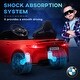 preview thumbnail 4 of 7, 12V BMW M4 Licensed Kids Electric Car with Parent Remote Control, Suspension, LED Lights & Soft Start (Red)