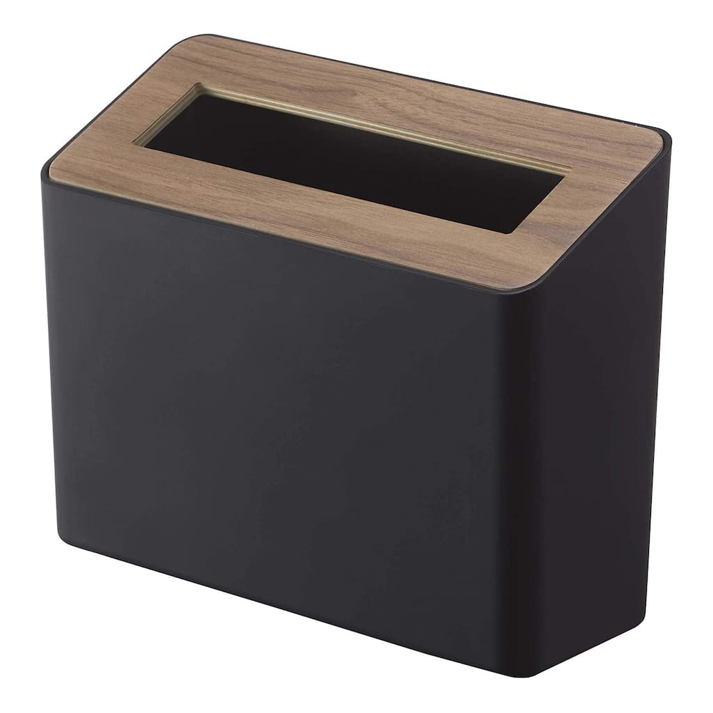 Yamazaki Home Countertop Waste Bin, ABS Plastic, 0.45 gallons, 1.7 liters, Lid