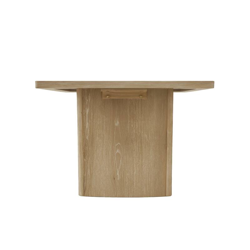 Alpine Furniture Abigail 71"W Rectangular Dining Table in Natural