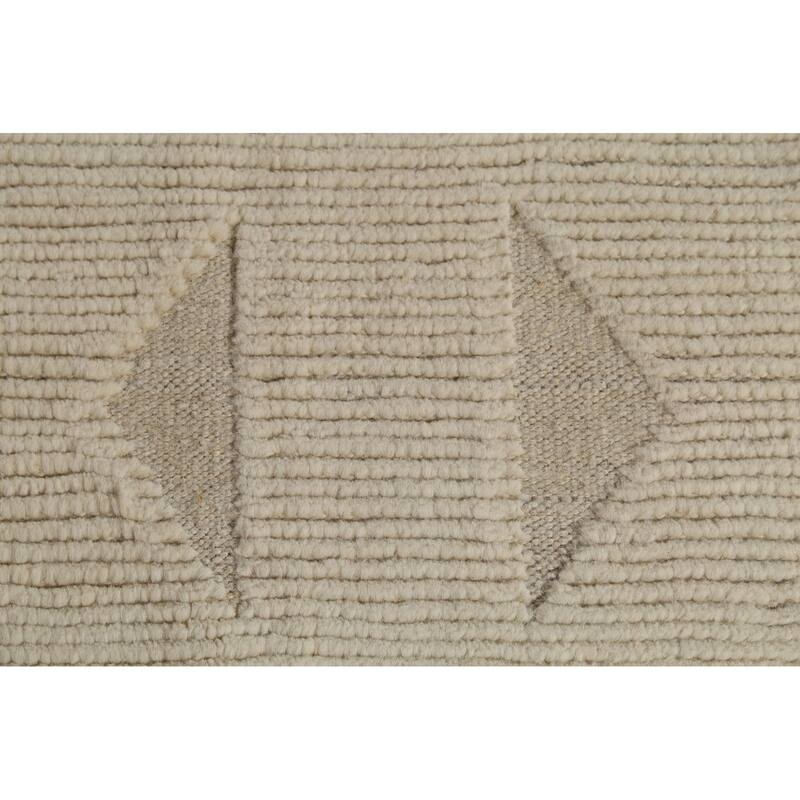 Moroccan Oriental Area Rug Hand-Knotted Wool Carpet - 8'8"x 10'5"