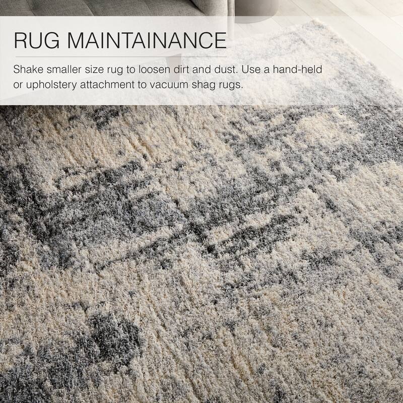 Serenade Abstract Ivory/ Light Gray Area Rug