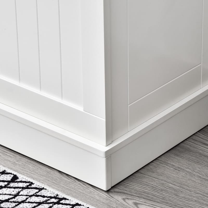 38" White 3 in 1 Hall Tree - Storage Bench, Coat Rack, Shoe Storage