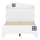 preview thumbnail 21 of 34, Wooden Full/Twin Size House Bed with Storage Headboard - Sturdy Plywood and Particle Board Construction, for Kids