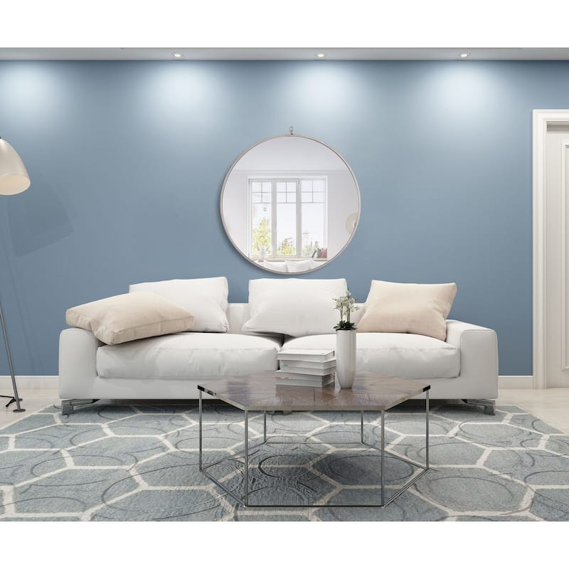 Elegant Lighting Eternity 32" Diameter Circular Metal Framed Wall
