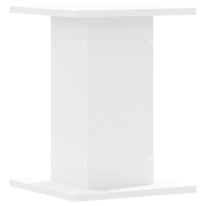 vidaXL Plant Stand White Engineered wood 11.8 x 11.8 x 15.7 in - 11.8 x 11.8 x 15.7 in