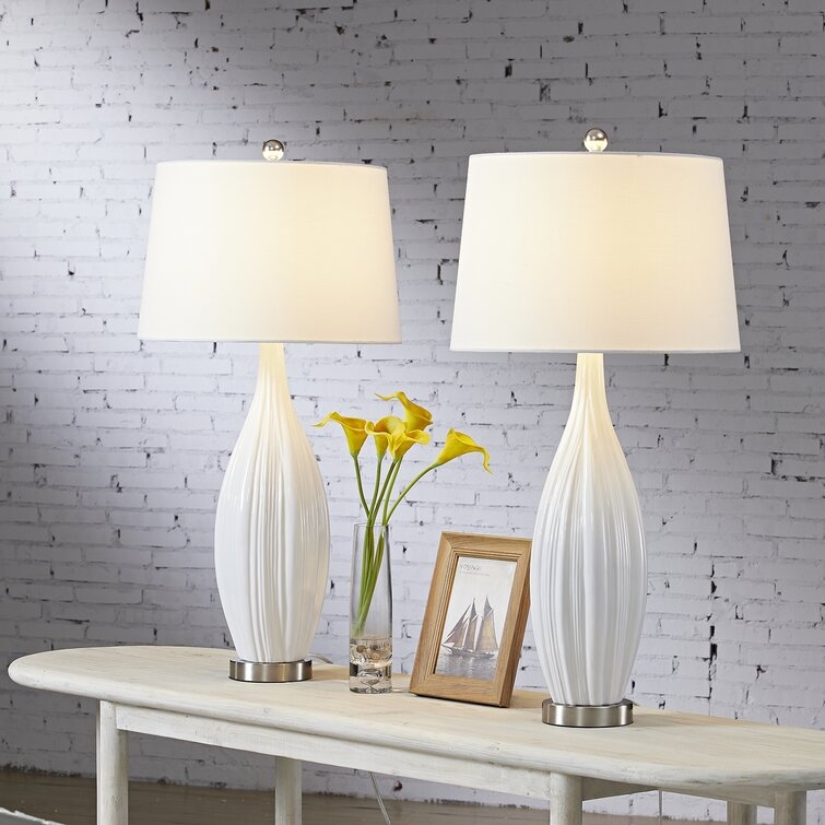 Ella white table lamp outlet