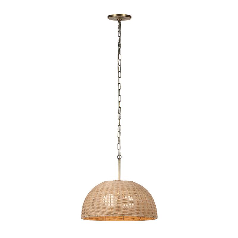 Renwil Ciara 60" Height Ceiling Fixture, Rattan