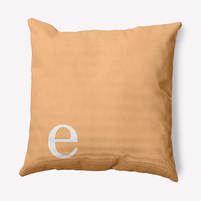 Modern Monogram Decorative Throw Pillow - 20" x 20" - e