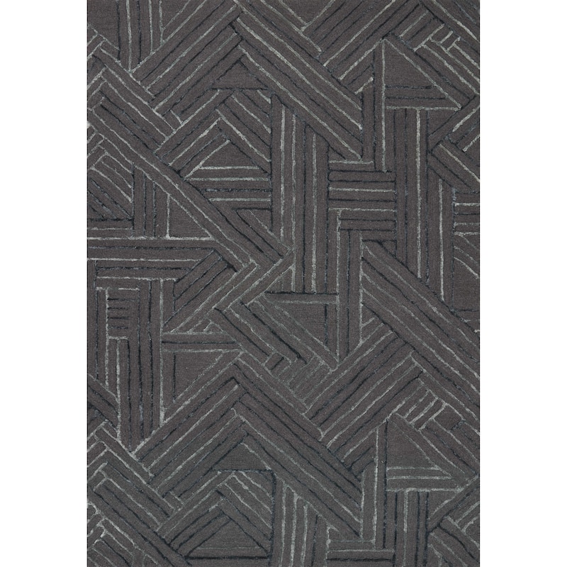 Alexander Home Reverie 3-D Geometric Modern Area Rug