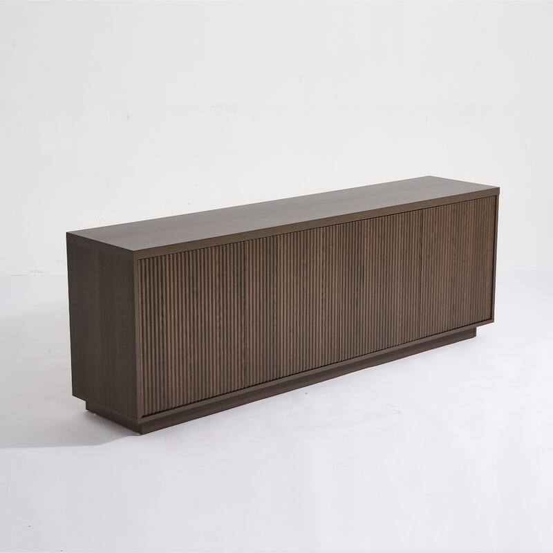 Wave Textured Modern Sideboard Cabinet