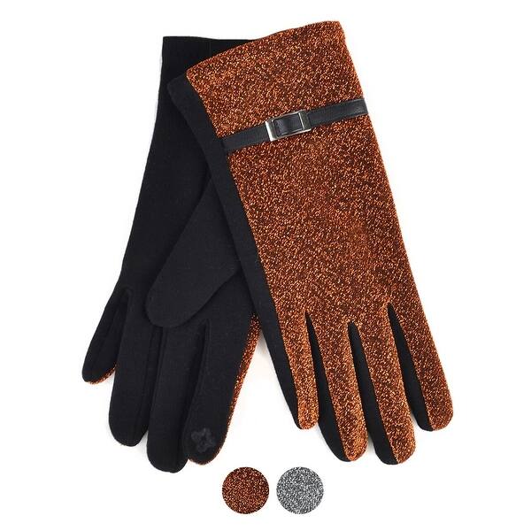 Shop Women S Sparkly Touch Screen Winter Gloves Overstock 29773013