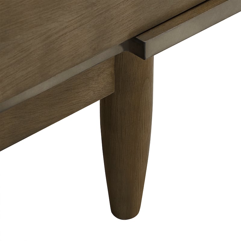 Kieran Mid-Century Wood 2-Drawer TV Stand by iNSPIRE Q Modern - 59-Inch