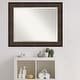 preview thumbnail 35 of 35, Beveled Bathroom Wall Mirror - Ridge Bronze Frame