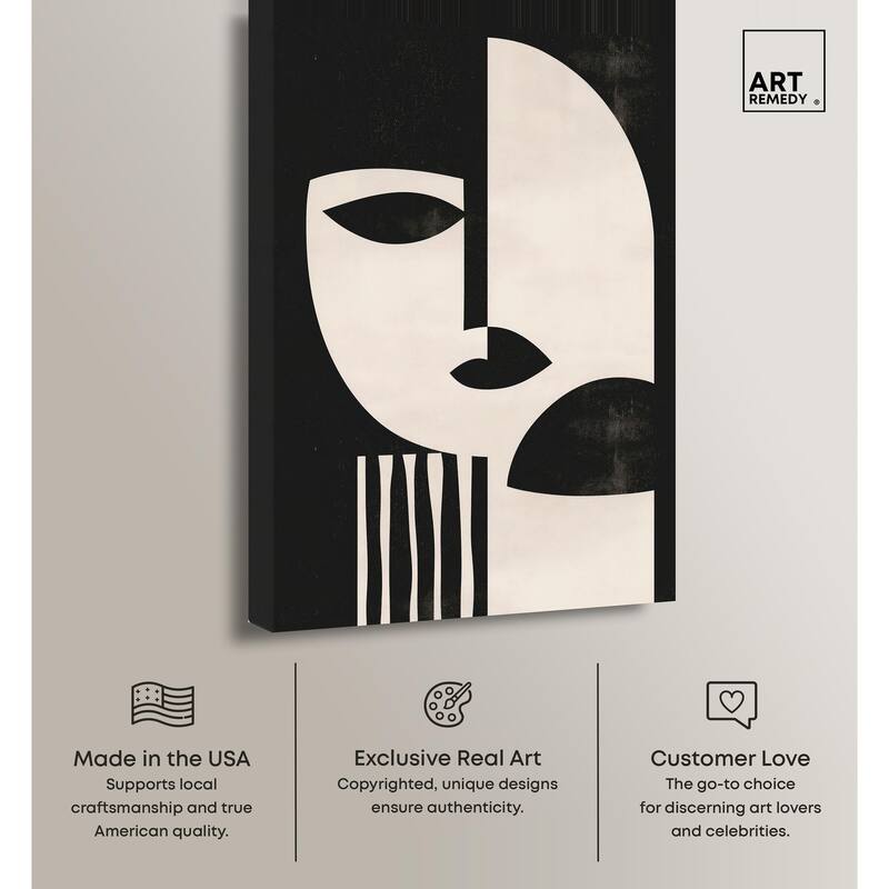 The Mask III Canvas by Art Remedy, Gallery Wrapped