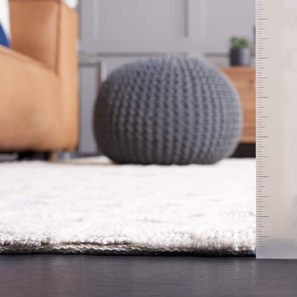 dimension image slide 1 of 3, SAFAVIEH Audrey Cosma Modern Geometric Rug