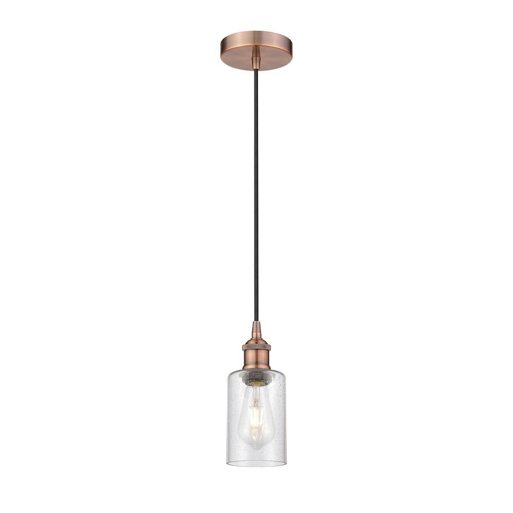 Innovations Lighting Clymer - 1 Light 4" Cord Hung Mini Pendant
