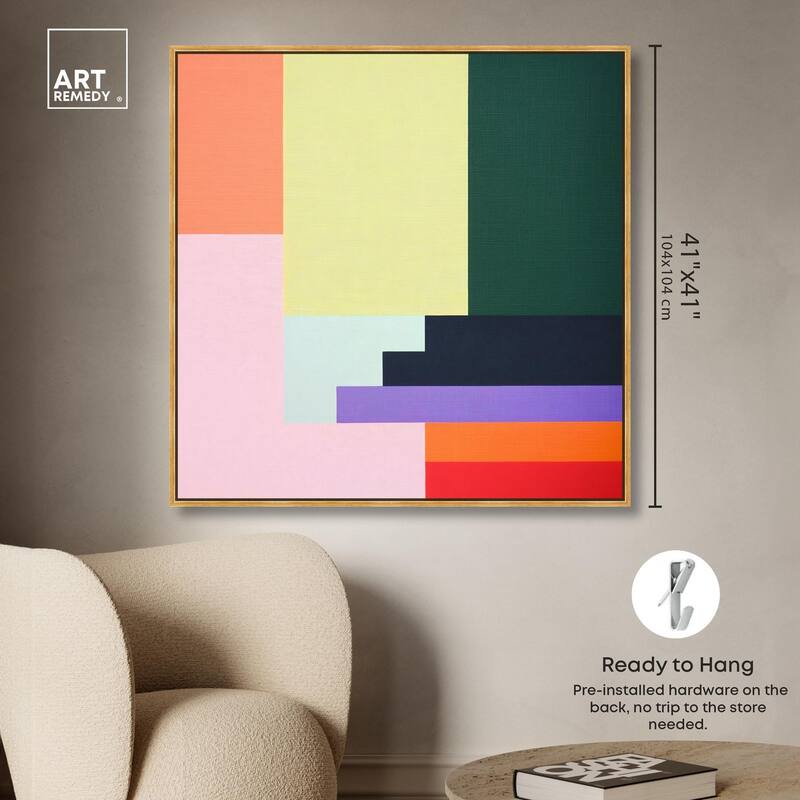 Rectilinear Rhapsody II Canvas by Art Remedy
