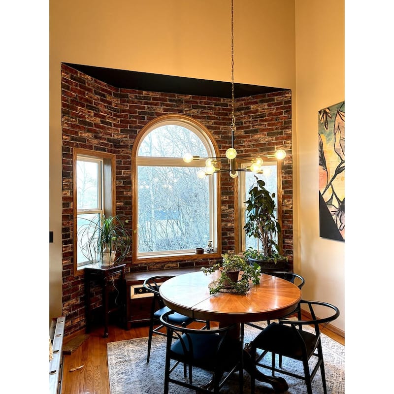 Art3d 20pcs 27.5"x27.5" Self-adhesive Foam Faux Brick Wall Tile Wall Sticker