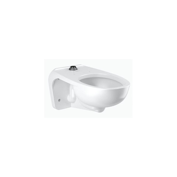 Sloan ST-2459 Wall Mounted Toilet Bowl with Top Spud - White