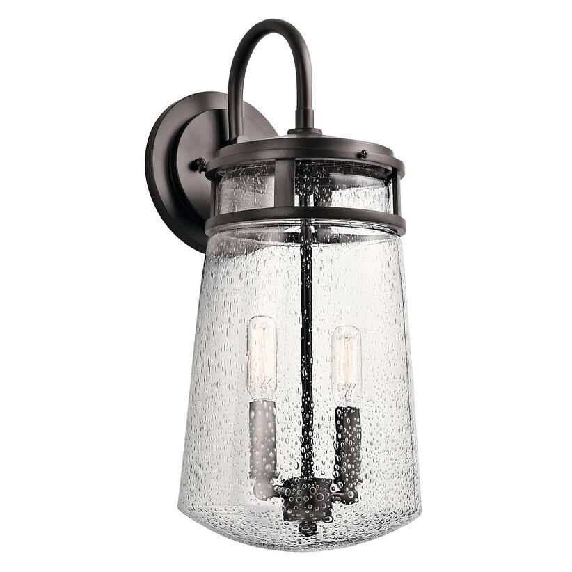 Harbur Lighting Two Light Outdoor Wall Mount Lyndon Architectural B - Exact Size