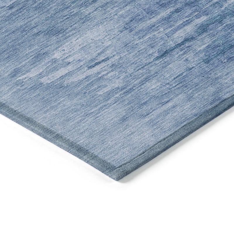 Machine Washable Indoor/ Outdoor Chantille Solid Ombre Rug