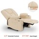 preview thumbnail 25 of 25, Mcombo Electric Power Recliner with Massage & Heat, Extended Footrest, 2 USB Ports, Side Pockets, Cup Holders, Faux Leather 8015