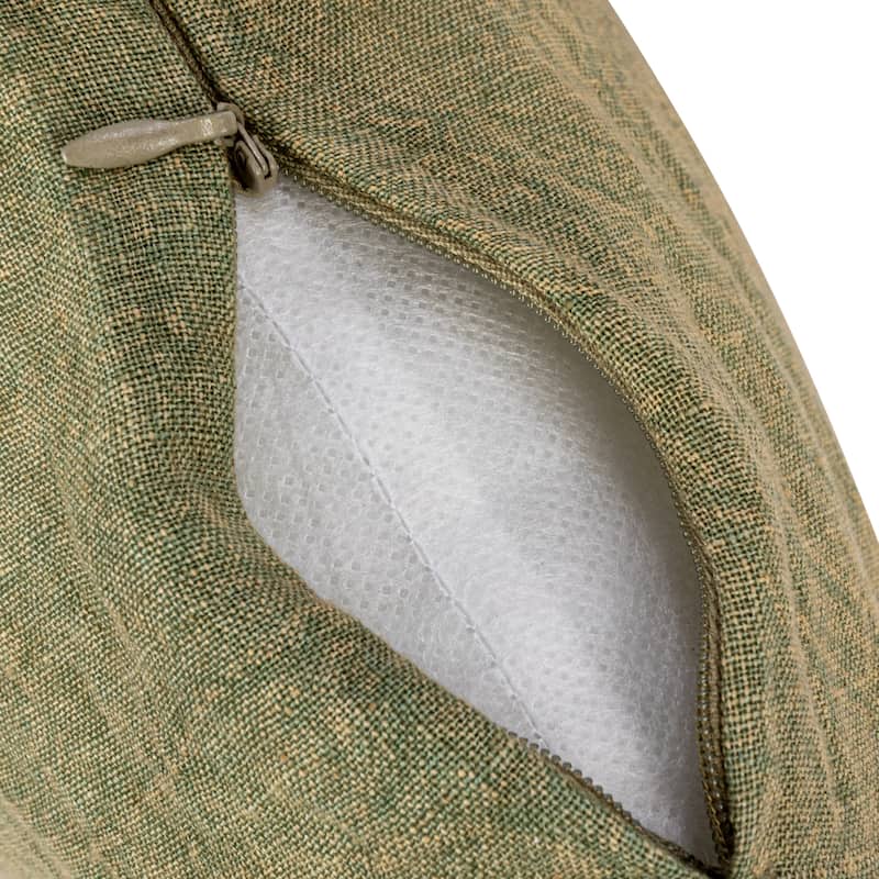 Stonewashed Linen Lumbar Pillow