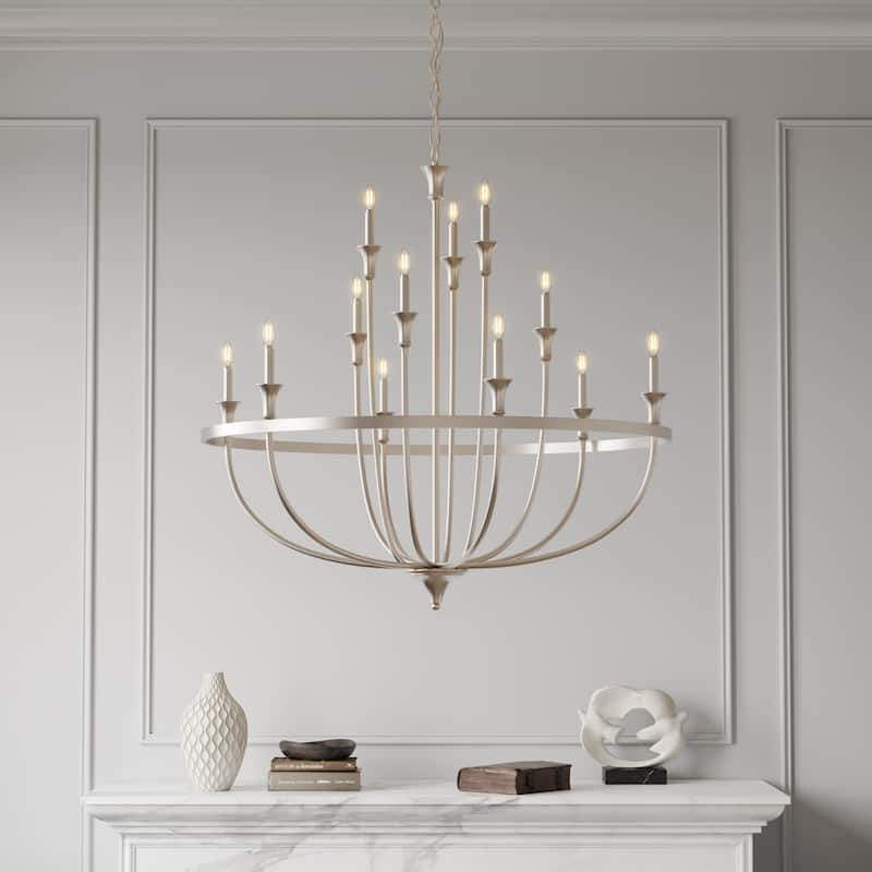 Millennium Lighting 28012 Emery 12 Light 40" Wide Taper Candle Style