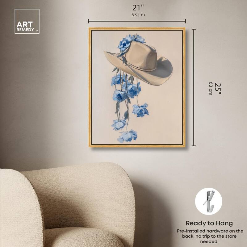 Brimming Blues II Canvas by Art Remedy