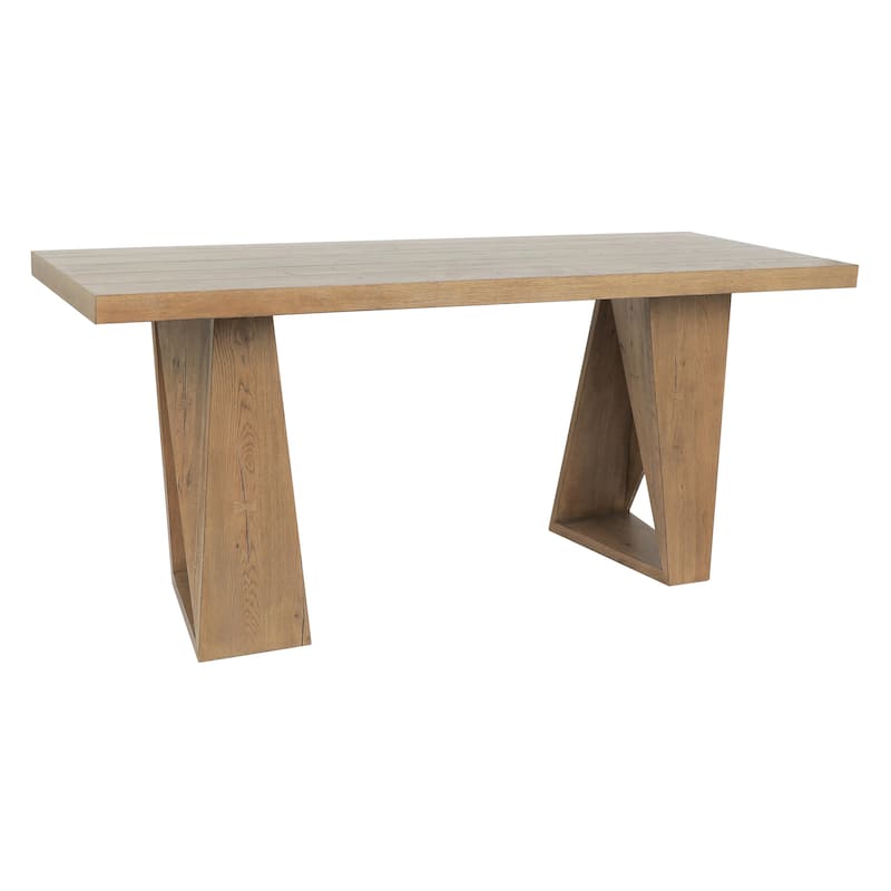 Classic Home Arleth 82" Reclaimed Oak Counter Bar Table