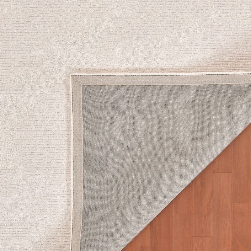 Mohave Ivory Abstract Hand-Hooked Area Rug 2' x 3'