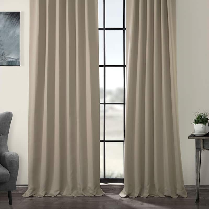 Exclusive Fabrics Room Darkening 108-inch Curtain Panel Pair